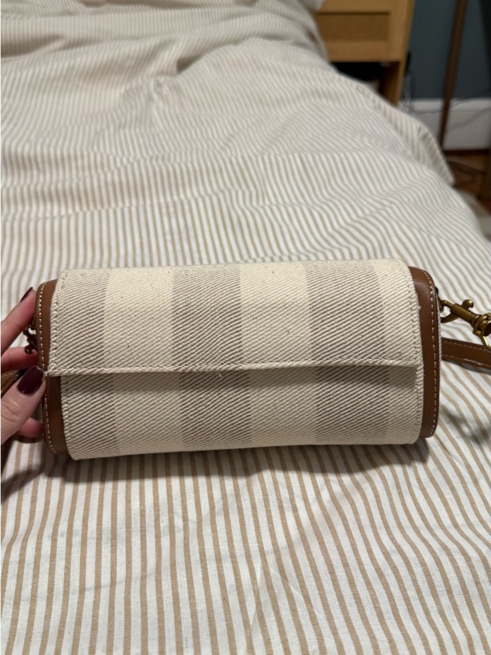 Zara Canvas Crossbody Bag